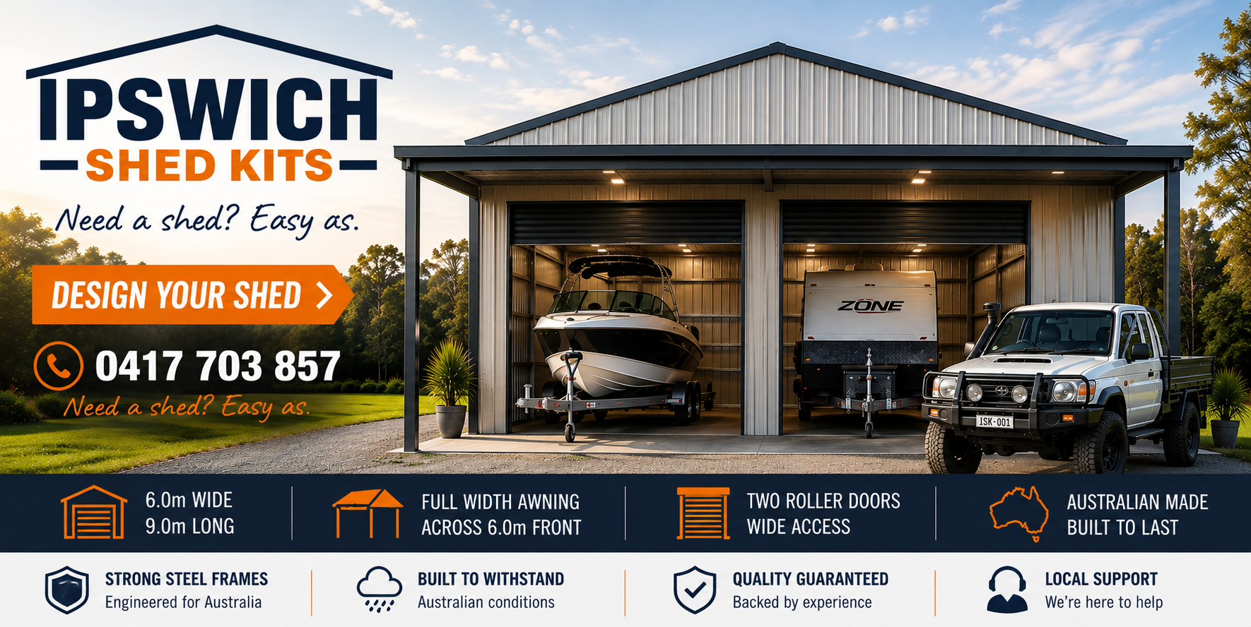 Ipswich Shed Kits - Need a shed? Easy as.